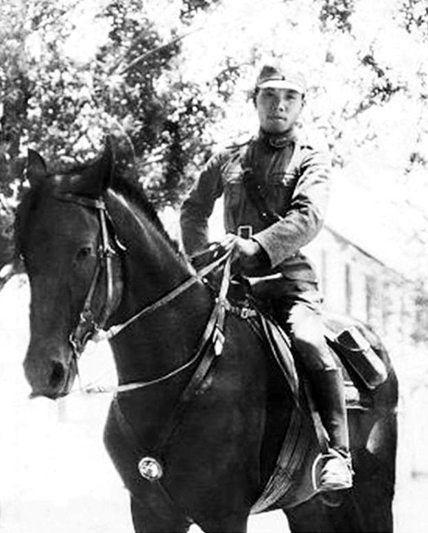 Commanding officer Liu Fangwu of the Chinese 113th Regiment. This regiment freed over 7,000 British troops, US missionaries, and US journalists in the Battle of Yenangyaung, Burma (now Myanmar), 19 Apr 1942