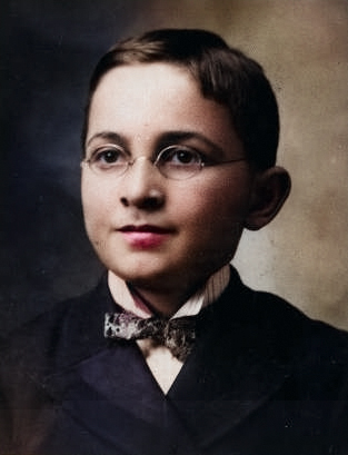 Portrait of Harry Truman, 1897 [Colorized by WW2DB]