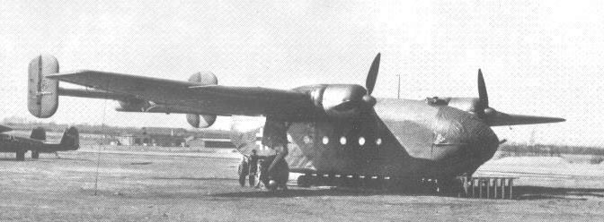 Ar 232 aircraft resting at an airfield, 1943-1945