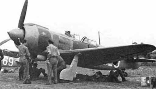 A La-5FN aircraft being serviced on an airfield, Ukraine, 11 Sep 1944