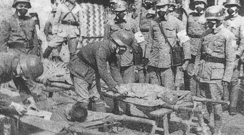 Chinese casualties, Shanghai, China, Sep-Nov 1937