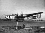 B-24J Liberator “The Shack” of the 754th Bomb Squadron at RAF Horsham St Faith, Norfolk, England, UK, 1944-45.