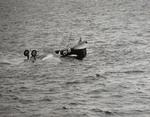 SBD Dauntless suffers the huge consequences of small mistakes when attempting to land aboard the training aircraft carrier USS Wolverine on Lake Michigan, United States, 1943.