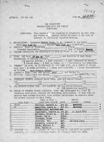 Missing Air Crew Report 16163, page 1 of 2. Report documents the loss of the Russell Phillips crew on May 27, 1943 near Palmyra Atoll. The crew included Louis Zamperini. See comment below.