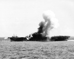 USS Essex struck by Lt. Yoshinori Yamaguchi