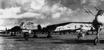 Captured Heinkel He-219 Uhu night fighters in Denmark, 1945