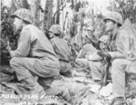 US Marines fighting on Peleliu, Palau Islands, 1944