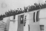 Wang Jingwei speaking in Xinjing, Manchukuo, May 1942, photo 3 of 3