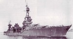 Heavy cruiser USS Chester shifting berths at Norfolk Navy Yard just after being floated out of drydock, 23 Jul 1943