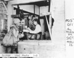 Post office of US 4th Marine Division, Saipan, Mariana Islands, late 1944