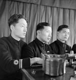 Chinese junior officers receiving instructions at the Chatham Gunnery School, England, United Kingdom, Aug 1945, photo 02 of 16