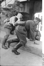 Two German soldiers in Lublin, Poland, May 1941