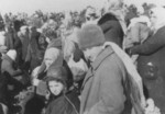 Jews being rounded up outside Lubny, Ukraine, 16 Oct 1941