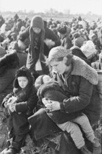 Jews being rounded up outside Lubny, Ukraine, 16 Oct 1941