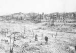 US Marines near Shuri Castle, Okinawa, Japan, 1945