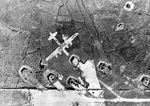 Painted decoy B-29 bomber near Tianhe Airfield, Guangzhou, Guangdong Province, China, 9 Mar 1945