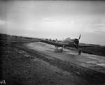 A M.19 Master II aircraft and an Oxford aircraft at RAF Hullavington, England, United Kingdom, 1940s