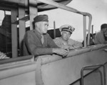 Lieutenant General Omar Bradley aboard USS Ancon, off Scoglitti, Sicily, Italy, Jul 1943