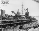 USS Proteus at Mare Island Navy Yard, Vallejo, California, United States, 15 Mar 1944, photo 1 of 3