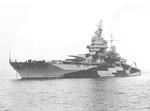 USS New Mexico with Camo Mea 32 Design 3D, Puget Sound Navy Yard, Bremerton, Washington, United States, 21 Oct 1944, photo 1 of 2