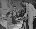 Commissioning ceremony of USS New Jersey, Philadelphia Navy Yard, Pennsylvania, United States, 23 May 1943, photo 20 of 25