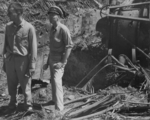 US servicemen in Kwajalein, Marshall Islands, 1944