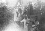 Burmese civilians just south of Momauk about 10 miles east of Bhamo, Kachin, Burma, 28 Dec 1944, photo 2 of 2