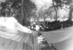 Catholic mass in the field for members of US 5332nd Brigade (Provisional), Nalong, Kachin, Burma, 24 Dec 1944