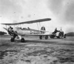 Fw 44 being towed at an airfield, Germany, 1930s