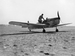 M.14 Magister aircraft of No. 8 Elementary Flying Training School preparing for flight at Woodley Aerodrome, Woodley, Berkshire, England, United Kingdom, Sep 1940