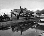 United States Navy PV-2 Harpoon of Patrol Bombing Squadron VPB-139 at Casco Field, Attu Island, Aleutians, Alaska, 7 Apr 1945.