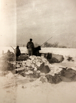 US Army 37mm anti-aircraft gun and crew, Italy, 1945