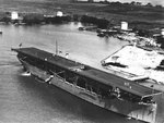 Aircraft carrier USS Langley (Langley-class) alongside Ford Island, Pearl Harbor, Oahu, Hawaii, 4 May 1925.