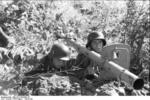 German Panzerschreck crew, northern Russia, Aug-Sep 1944, photo 4 of 5