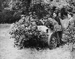 German 5 cm PaK 38 gun captured by Polish fighters, gardens outside of Krasinski Palace, Warsaw, Poland, 11 Aug 1944, photo 2 of 2