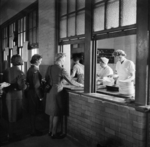 WAAF personnel at meal time, RAF Uxbridge, London, England, United Kingdom, 1944