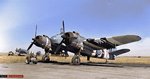 Bristol Beaufighter Mk X number NE255 / EE-H of Coastal Defence Maritime Patrol No. 404 Squadron at RAF Davidstow Moor, Cornwall, England, United Kingdom, mid-Aug 1944. Photo 2 of 2.