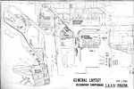 Sep 1944 map showing the general layout of Kaiser Richmond Shipyards Nos. 1, 2, 3, and 4 plus the prefabrication shops, Richmond, California, United States.