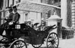 Prince Morimasa and his wife Itsuko Nabeshima at the Royal Palace of Madrid, Spain, early 1909