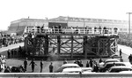 President Franklin Roosevelt touring the Kaiser Oregon Shipbuilding Corporation, Portland, Oregon, United States, 23 Sep 1942. Photo 2 of 2.