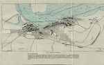 Map of the shipbuilding district at the bend of the Geeste River in Bremerhaven, Germany, circa 1940s; note Rickmers, Tecklenborg, Seebeckwerft, and Schiffsbau Gesellschaft Unterweser