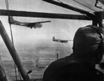 CG-4A gliders on their way to deliver troops during Operation Varsity in western Germany, 24 Mar 1945.