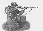 Czechoslovakian soldier with ZH-29 rifle, circa Jun 1930