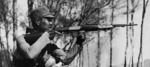 Chinese soldier with ZH-29 rifle, China, circa late 1930s