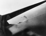 Battleship Nagato and a Nachi-class cruiser under attack, Battle of the Sibuyan Sea, 24 Oct 1944; photograph taken by an aircraft from USS Intrepid