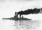 Nagato running sea trials, 30 Sep 1920