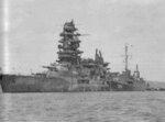 USS Horace A. Bass and battleship Nagato, Yokosuka, Japan, 30 Aug 1945