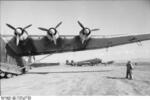 Me 323 Gigant aircraft at an airfield in Province of Grosseto, Toscana, Italy, Mar-Apr 1943