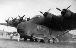 Me 323 Gigant at rest, Szentes, Hungary, 1940s