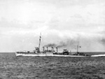 USS Stewart underway, Asia, circa 1930s